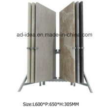 Durable Wing Metal Display Stand/ Display for Quartz Tile Exhinition